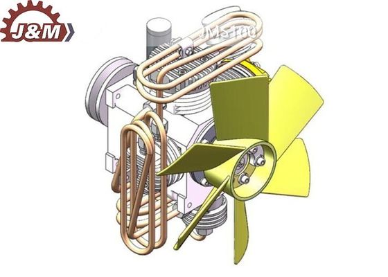 100L/Min 0.35L Tank 2.2KW Four Stage Compressor For Shooting